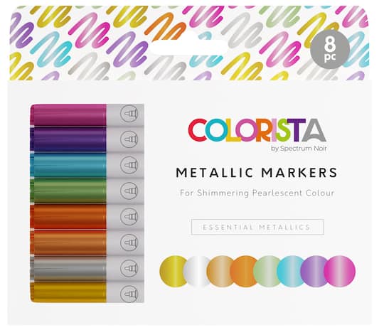 Colorista Essential Metallics Marker Set